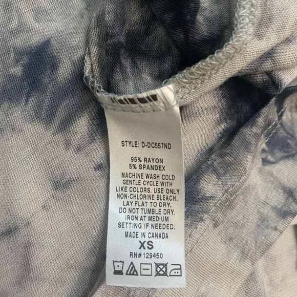 Como Vintage Cross Strap Tie Dye Dress - Picture 6 of 6